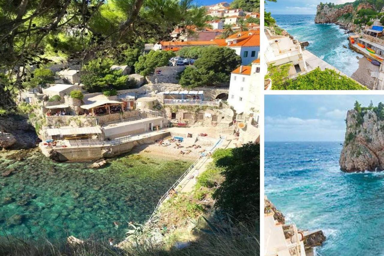Mediteran With Garden Next To Beach And Old Town Ντουμπρόβνικ Εξωτερικό φωτογραφία
